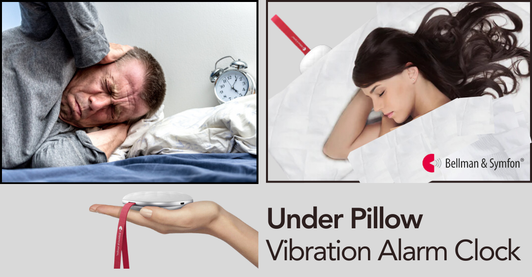 Wake Up & Get Refreshed with Under Pillow Vibration Alarm Clock Bellman & Symfon Wake Up & Get Refreshed with Under Pillow Vibration Alarm Clock Bellman & Symfon
