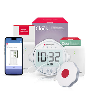Doorbell System with Bridge and Alarm Clock Receiver