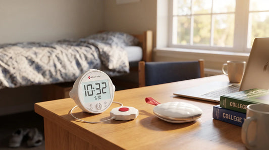best alarm clocks for college students with hearing loss