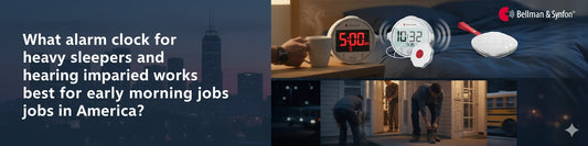 What Alarm Clock for Heavy Sleepers and Hearing Impaired Works Best for Early Morning Jobs in America?