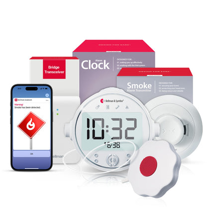 Smoke/Fire Monitoring System with Bluetooth Bridge and Alarm Clock