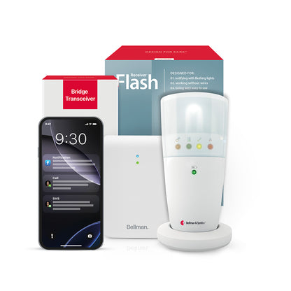 Phone System with Bluetooth Bridge and Flash Receiver