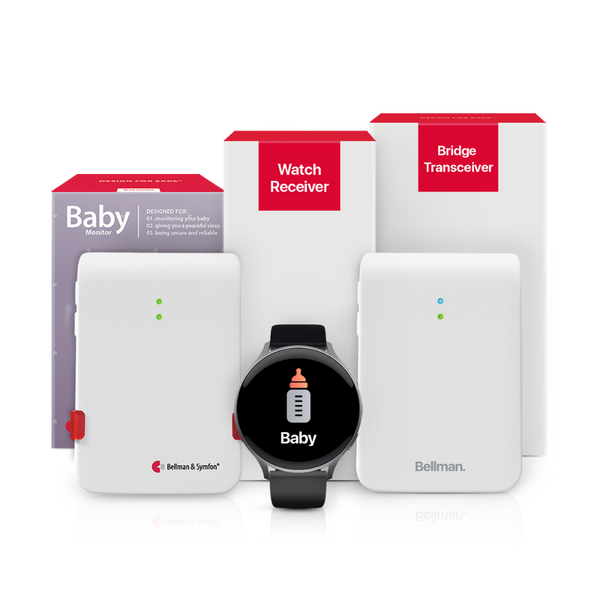 Baby Monitor System with Bluetooth Bridge and Watch Receiver