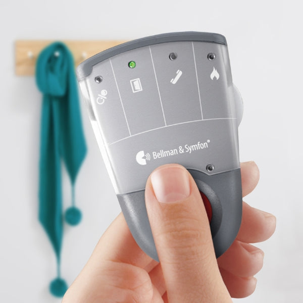 Pager Receiver Held up for Display