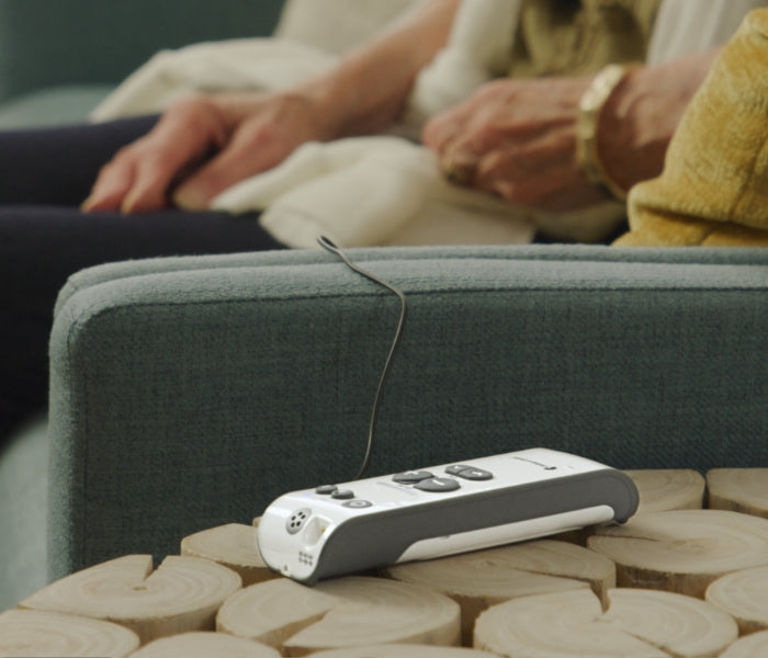 Use an amplifier to help a resident: