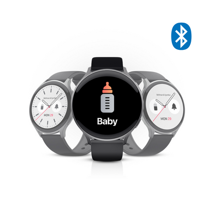 Baby Monitor System with Bluetooth Bridge and Watch Receiver