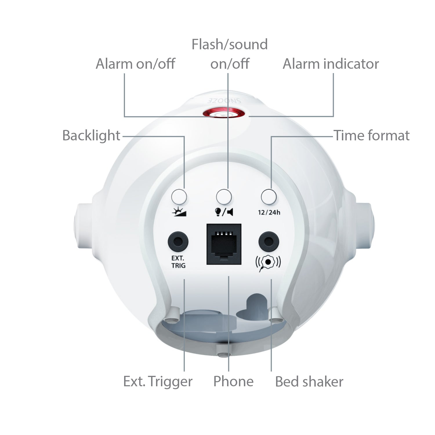 ADA-Ready Bed Shaker Alarm Clock for Compliance and Guest Safety ADA-Ready Bed Shaker Alarm Clock for Compliance and Guest Safety