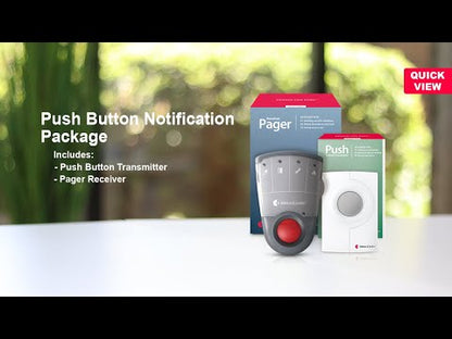 Push Button System with Standalone Pager Receiver