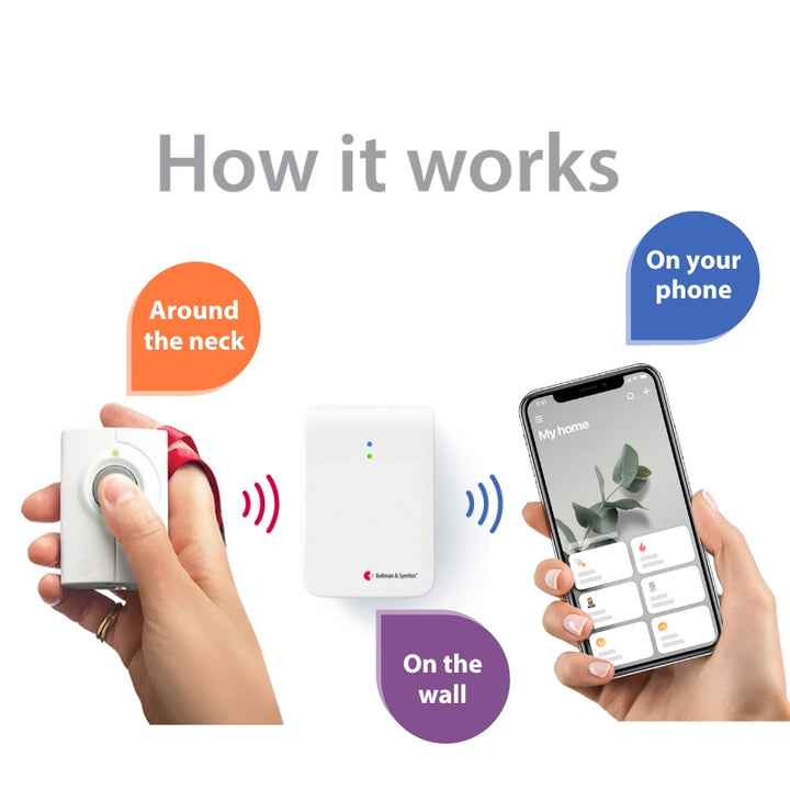 Push Button System with Bluetooth Bridge and Watch Receiver