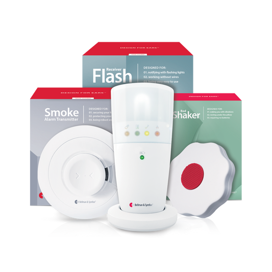 Smoke & Fire ADA Compliance Kit with Flash Receiver