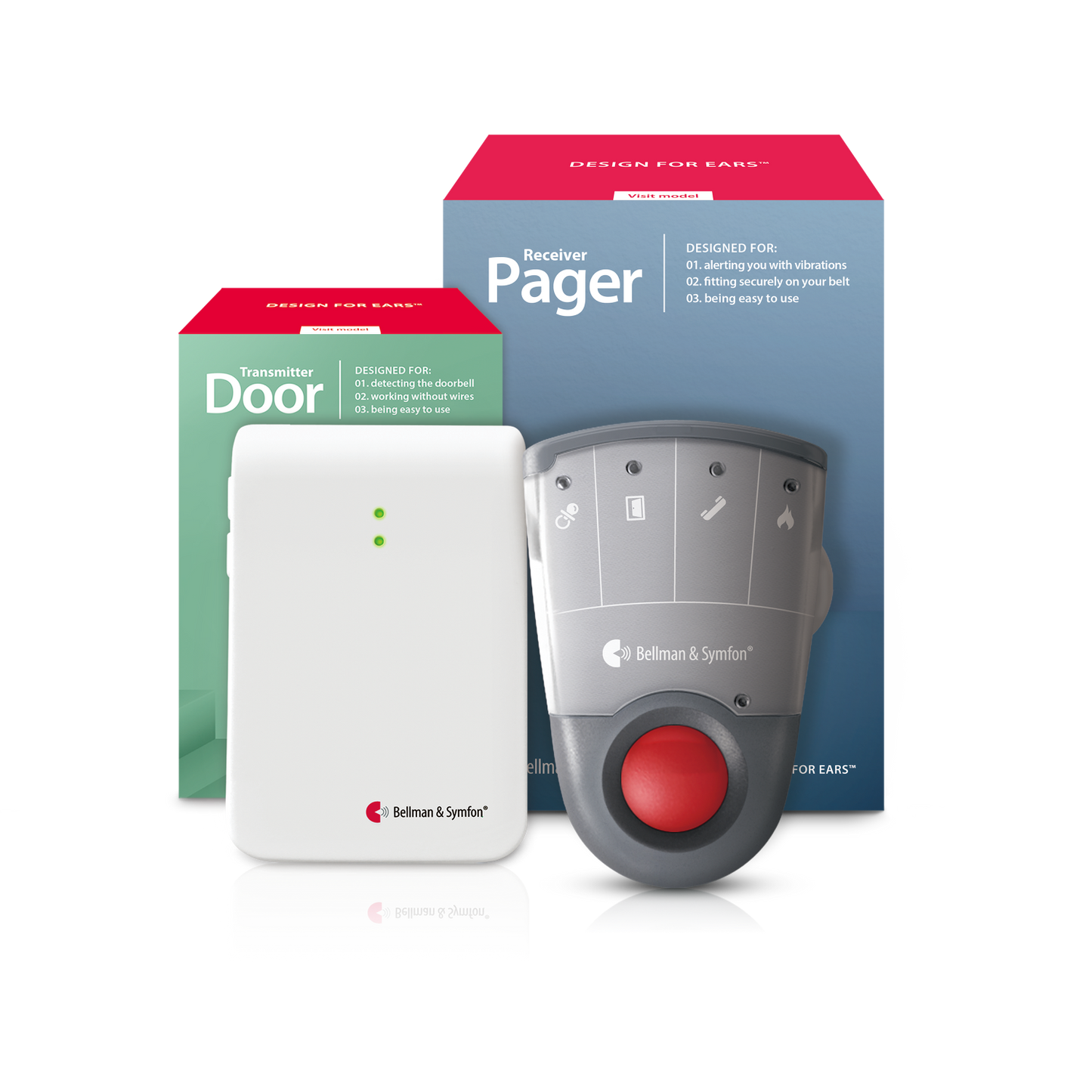 Doorbell System with Standalone Pager Receiver