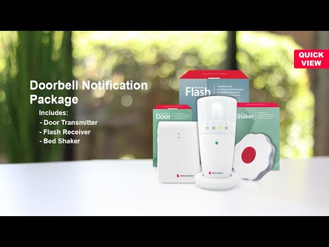 Doorbell with Flashing Light & Bed Shaker Alert System – Bellman