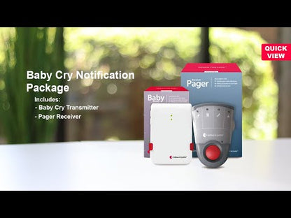 Baby Monitor System with Standalone Pager Receiver